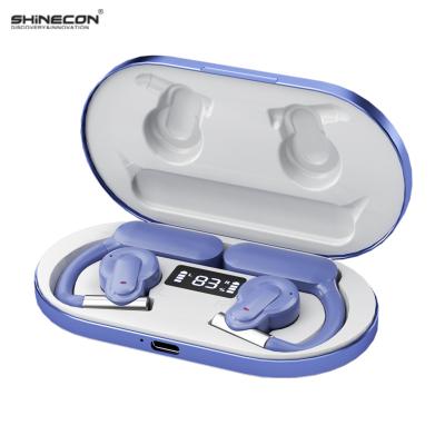 China Sustainable Dual 16.2mm Dynamic Drivers Deep Bass Open Ear TWS Air Conduction Headphones Blue tooth 5.3 Touch Control  Earhook Earphones for sale