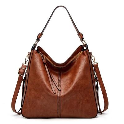 China 2022 Hot Sale Ladies Designer Handbag Shoulder Tote Zipper Purse PORTABLE PU Leather Satchel Cross - Newest Body Bag Bags Women Handbags for sale