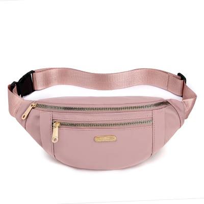 China SY 2022 Wholesale New Arrival Hot Selling Oxford Ladies Fashion Waist Belt Pink Customized Korean Portable Mini Bag For Women for sale