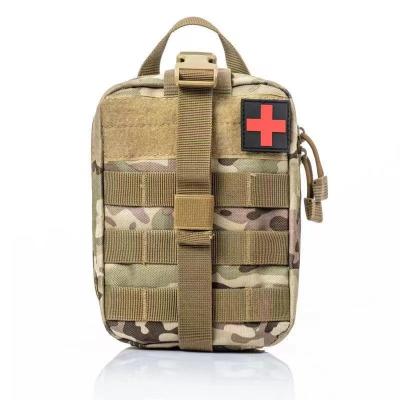 China Camouflage portable medical tactical multifunctional outdoor mountaineering sports kit SY 2022 waist rescue bag for sale