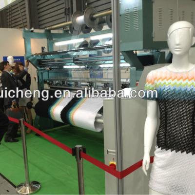 China Warp Tricot spring bearded needle machine with EL system and cut presser for sale