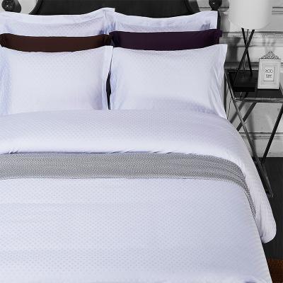 China Nondisposable cotton hotel bed bedding set/cheap hotel bed sheet/bed linen for sale