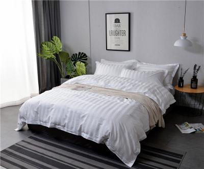 China Nondisposable Bed Factory Price Comfort Sheet 4 Pcs Cotton Hotel Professional 100% Linen 5 Star Bedding Set Luxury for sale