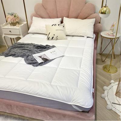 China Removable Cover White Brushed Fabric Frosted Fabric Quilting Stereo Feather Velvet Mattress for sale