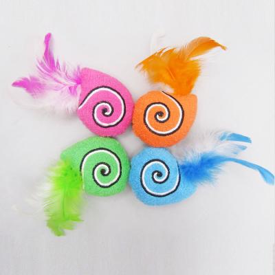 China Viable Toy Polyester Material Cat Toy Pet Tadpole Shaped With PP Cotton Inside For Indoor Play for sale