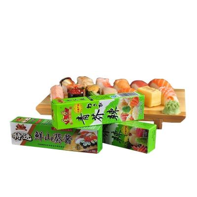 China Top Fresh Sushi Food and Seafood Wasabi Supplier 43G Horseradish Sauce Wasabi Sticks Seasoning for sale