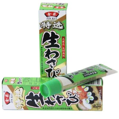 China Sushi food and seafood wasabi paste supplier 43G fresh horseradish wasabi sticks in tube for sale