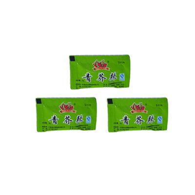 China Sushi Food and Seafood New Products Wasabi Sticks 3G Mini Sachet Sushi Wasabi Seasoning Used For Japanese for sale