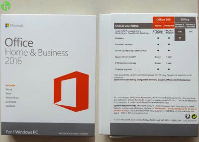 Cina Microsoft Office 2016 domestico ed affare PKC/autoadesivo al minuto del COA di versione/OEM in vendita