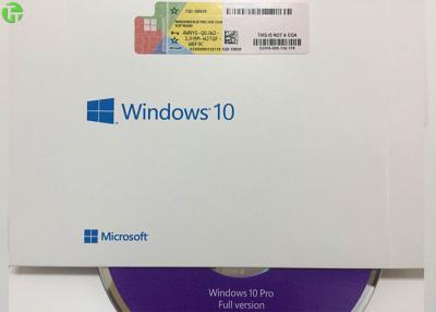 China Original MS Windows 10 Pro OEM Package DVD & COA Online Activation And Verifiability Lifetime Activation for sale