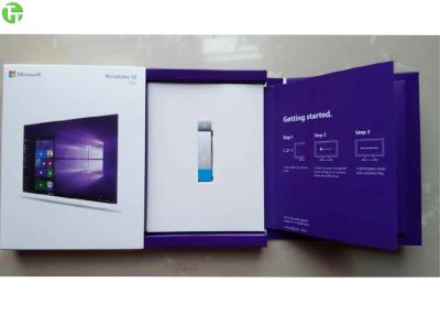 China Microsoft Windows 10 Pro Retail Box , Win 10 Pro Pack 32 Bit / 64 Bit OEM for sale