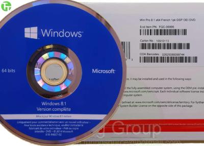 China French Language Win 10 Pro OEM Key Microsoft Windows 8.1 Pro Pack OEM Software for sale