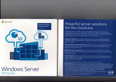 Chine Plein système d'exploitation 2016 de serveur d'autocollant de COA d'OEM DVD de Windows Server de version de 64 bits à vendre