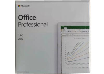 China De Productcodekaart van het softwarebureau, Microsoft-Huis en Zaken 2019 voor 1 PC of MAC Te koop