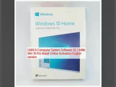 USB3.0 Computer System Software 32 / 64Bit Win 10 Pro Retail Online Activation English version