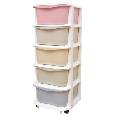 China Fashionable Drawer Plastic Cabinet Eco-friendly Storage, Plastic Storage Cabinet Use In Kitchen, Bathroom, Bedroom for sale