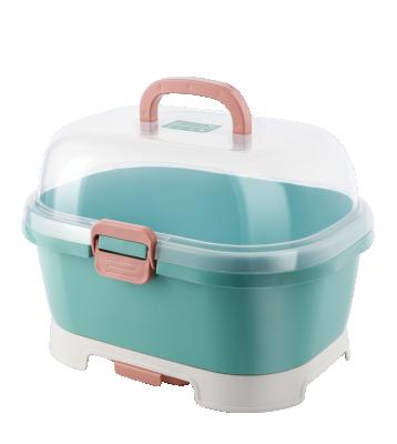 China Plastic Bottle Storage Box Baby Plastic Milk Bottle With Lid for sale