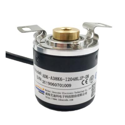 China Universal Incremental Encoder IP54/IP65/IP67 ADK K38 Waterproof Incremental Encoder Measuring Angle And Rotation Encoder Reliable Speed for sale