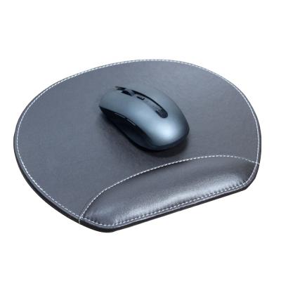 China Elegant ; LG6031K Handmade Leather Mat Have Customized Logo PU Leather Mouse / Mouse Pad With Wrist Rest for sale