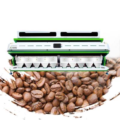 China Easy To Operate Custom Fast Processing Equipment Coffee Bean Sorter Coffee Beans Color Sorter Machine Big Price zu verkaufen