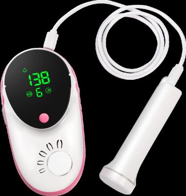 China Plastic Made in China Top Quality High Sensitivity Easy Operate Baby Heartbeat Monitor Fetal Doppler Fetal Monitor for sale