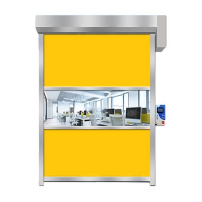 China Factory High Quality Dust Proof Factory PVC Roller Shutter Automatic Lifting Fast Door for sale