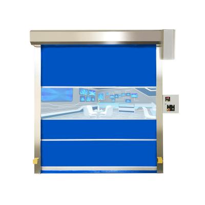 China High Quality Windproof Shutter Quick Door Roller Cleaning Room Automatic Door for sale