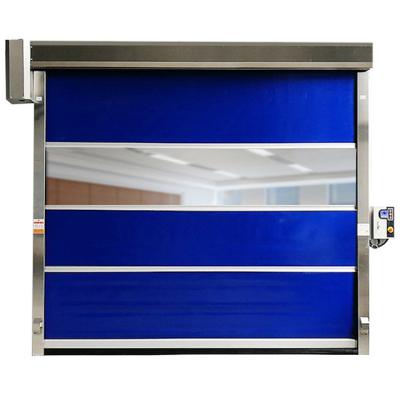 China Customized Foshan high quality PVC roller shutter windproof high speed door for workshop and clean room for sale