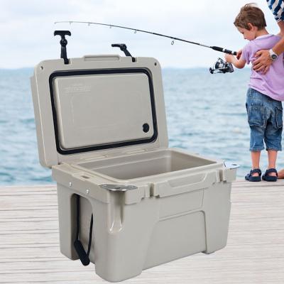 China KJB 25L Cooler Rotomolded OEM Fishing Tackle Box Outdoor Plastic Portable Fishing Tackle Box For Sale. for sale