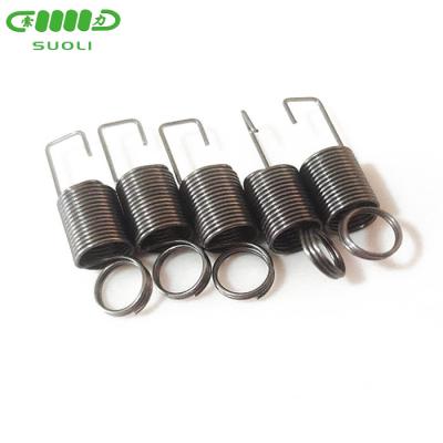 China Custom 3mm Coil Guides Tension Springs Stainless Hook Type Extension Springs For Hammock for sale