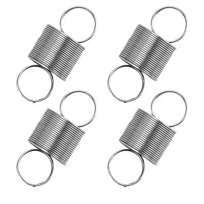 China Double Coil Manufacturer Custom Spring Steel Extension Spiral Coil Washing Machine Industrial Door Constant Hook High Tension Springs for sale