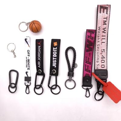 China Custom Promotional Leather Key Chains Hook Key Chain Sneaker Basketball Shoe Jordan Air Key Chain Accessories for sale