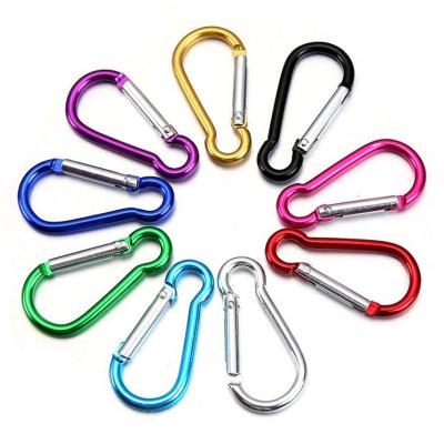 China Luxury Metal Dog Leash Paracord 5# Colors Carabiner Hook Small Luxury Aluminum Circle for sale