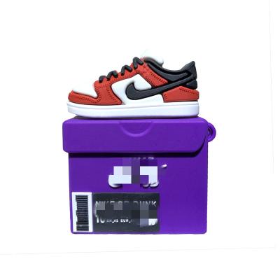 China For AirPods pro full cover branded shoe box shaped silicone earphone to protect sneaker case for airpod pro for sale