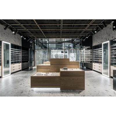 China Furniture Optical Design Kiosk Sunglasses Showcase Shop Store Display Counter Displays Glass Display Cabinet for sale