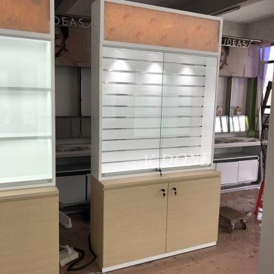 China Guangzhou Mobile Cell Phone Accessory Shop Floor Stand Led Display Rack Cabinet for sale