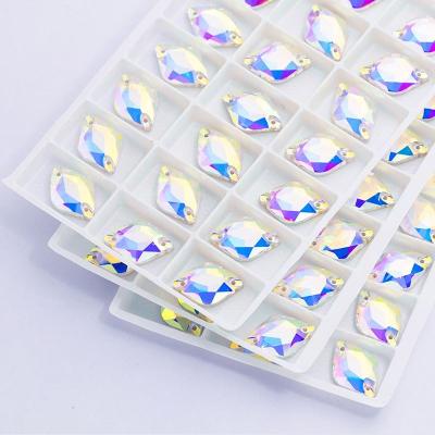 China Brand New Diamond Crystal Stone Shinning Sewing Citrus Sew On Rhinestones For Clothing Dress for sale