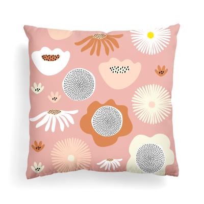 China Anti-Pull Cushion Home Decoration Cushion Cover Comfortable Printing Soft Soft Pale Bedroom Tile Case for sale