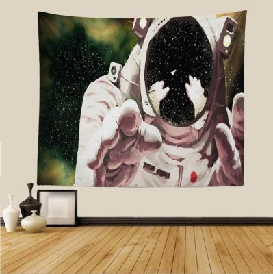 China Simple Home Astronaut Printing Wall Tapestry Art Fantasy Magical Cat Modern Decor 3D Digital Printing 150x130cm Custom Tapestry for sale