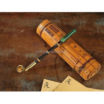 China long agate wood pipe - smoking pipe - hand carved pipe for sale