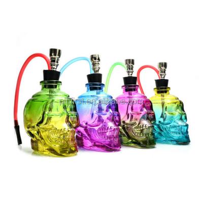 China Noble Vogue Skull Head Style Hookah Acrylic Water Bottle Weed Ghost Smoking Grinder for sale