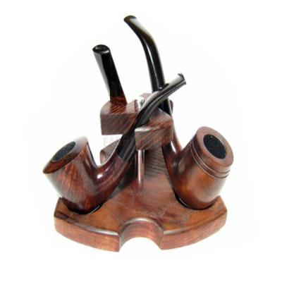 China Wooden Smoking Set Pipes Rack-Shelf Holder Stand New for sale