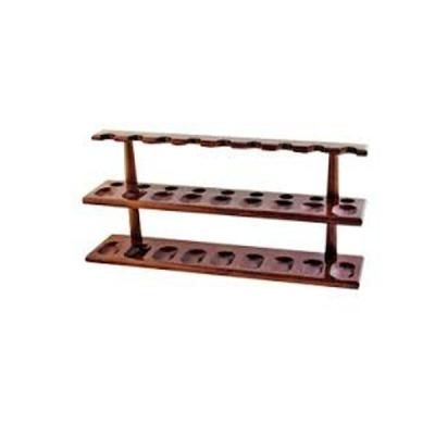 China Smoking Tobacco Pipe Rack Set Furniture 2 Tier Rack For 18 Pipe Rack for sale