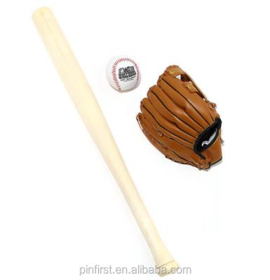 China Pine wood batting gloves baseball uncracked ash wood baseball bat for sale