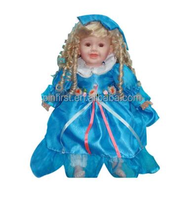 China Toy Curly Hair Baby Girl Electronic Dancing Happy Electric Doll for sale