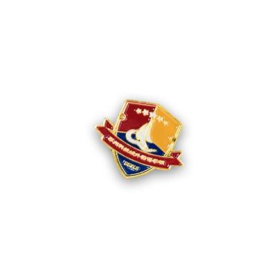 China America Hard Enamel Lapel Pins Badges For Clothes Manufacturers Supply Customized Blank Pin Badge Stainless Steel Badge for sale