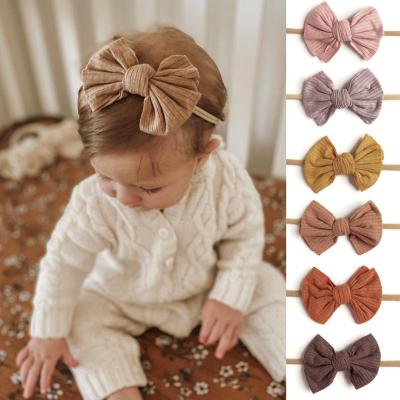 China Fashion 1 Piece Baby Stripe Headband Baby Girl Boy Hair Elastic Newborn Accessories Infant Headband for sale