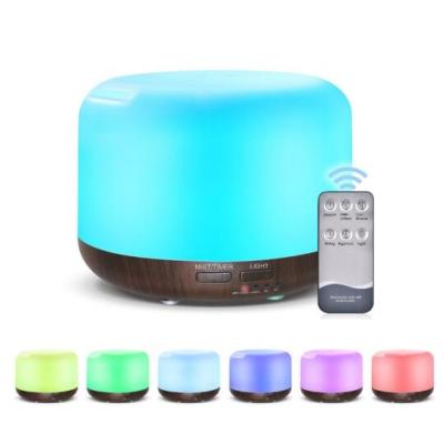 China Cheap Price 300ml Car Grain Aroma Wood Essential Oil Diffuser Cool Mist Humidifier for sale