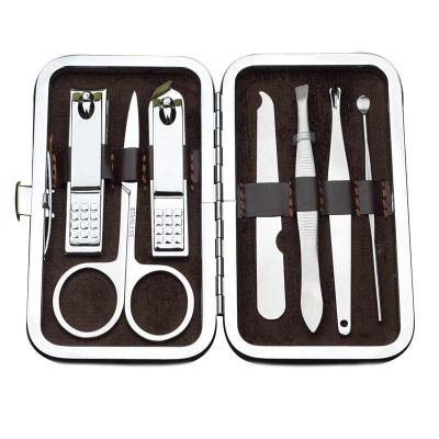 China Beauty Care 8 pcs Manicure And Pedicure Tools Stainless Steel Clippers Set for sale