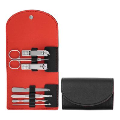 China For Nail 7 Pieces Manicure Pedicure Set Tool Kit Men Women Manicure Travel Nail Set Toe Nail Clipper Set Cutter for sale